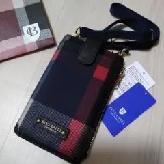 ⭐完売色⭐新品タグ付 ブルーレーベルクレストブリッジ スマホショルダーバッグのサムネイル