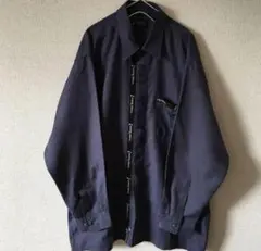 ネイビー 長袖シャツ