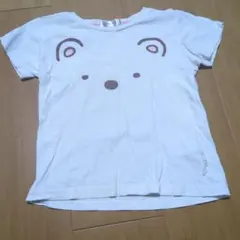 110cm　女の子　Tシャツ　半袖　すみっコぐらし　しろくま　綿100%