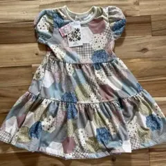 新品未使用 しまむら softcheese コラボ ワンピース 110cm