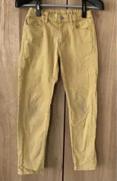 UNIQLO キッズ スリムフィット　チノパン マスタード　140サイズ