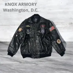 KNOX ARMORY ノックスアーモリー　パッチワークレザージャケット　Lのサムネイル