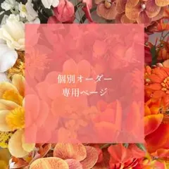 個別オーダー専用ページ