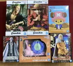 ワンピース　フィギュア　ルフィ　チョッパー　ゾロ　レイニー　ゼロ　電伝虫　6点
