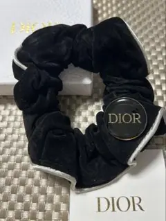 Dior シュシュ ブラック ヘアアクセサリー