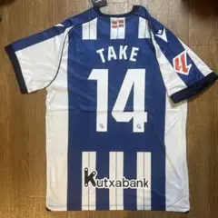 レアル ソシエダ 25/26 home 久保 健英 タケ ユニフォーム（2XL）