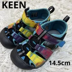 KEEN NEWPORT H2 キッズサンダル レインボー　水陸両用14.5cm