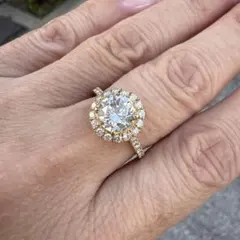 純金K24】大粒ダイヤモンド1.0ct 鑑別書有り トップ - メルカリ