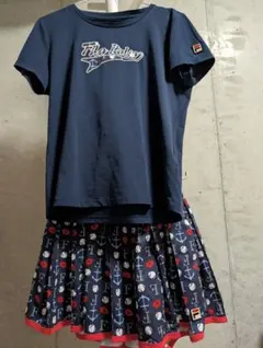 【FILA】テニスウェア　2点セット L