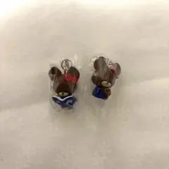 くまのがっこう ハローキティ めじるしアクセサリー