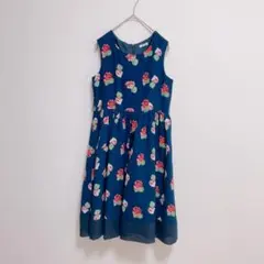 ‼️キャサリンコテージ　ワンピース　160 発表会　結婚式 ネイビー　七五三