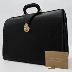 Burberry バーバリー ダレスバッグ サフィアーノ レザー ブラック 黒