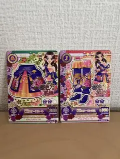 アイカツカード 藤原みやび 桜色スタースカート 桜色スターサンダル