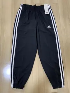 adidas 3本ライン ブラックジャージパンツ