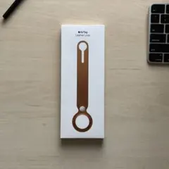 【新品未開封品】Apple純正 AirTag レザーループ サドルブラウン