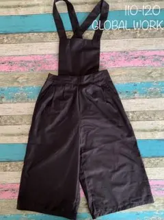GLOBAL WORK サロペット /グローバルワーク/オールインワン/黒