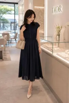 ☆新品 未使用☆ 23区 シアーワッシャーレース ワンピース 38（Mサイズ