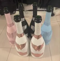 エンジェル シャンパンドゥミセック【水色】 空ビン セット - メルカリ