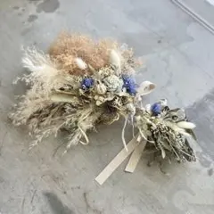 KKEI17様専用ページ ドライフラワー縦長スワッグWhite×Beige‥ - メルカリ
