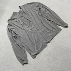 ⭐ヴィンテージ⭐カーディガン セーター ニット シンプル カジュアル グレー