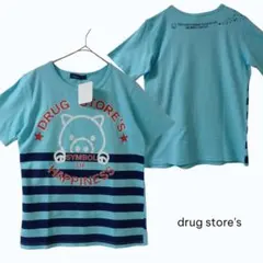 タグ付き drug store's ボーダーマリンTシャツ キャラクタープリントのサムネイル