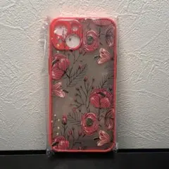 アイフォンケース １４ 赤 レッド iPhone14ケース red bd6 花柄
