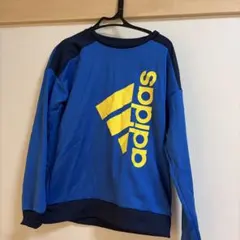 adidas トレーナー 青 黄色 160