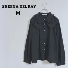 シーナデレイ　ブラウス　セーラーカラー　レース　花柄　ガーリー　フリル　Ｍのサムネイル