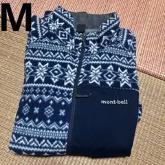 mont-bell モンベル　ジャケット　総柄　M フリースジャケット　希少