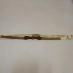 昭和レトロ　ヴィンテージ　ゴールドメッシュベルト クリンチ式　アンティーク
