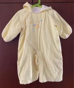 ファミリア　ジャンプスーツ　イエロー　80センチ