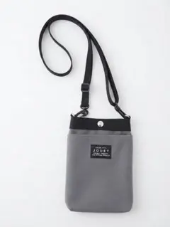 JOUET スマホショルダー スマホポシェット グレー ブラック 斜め掛け