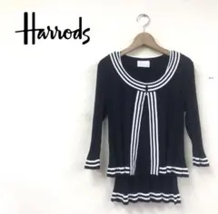 Harrods ハロッズ アンサンブルニット◆7分袖カーディガン&ノースリーブ