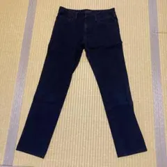 ユニクロ　スキニーデニム　ネイビー　ウエスト73cm