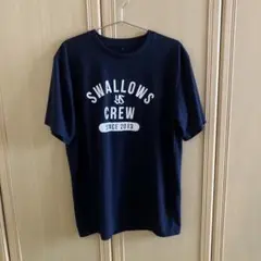 SWALLOWS CREW Tシャツ ネイビー Lサイズ 美品 早い者勝ちのサムネイル