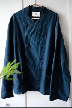 OUTIL VESTE CIZE BLACK INDIGO リネン ユーロ 軍のサムネイル