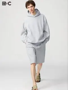 UNIQLOC スウェットパンツ グレー/ブラック