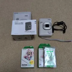 instax mini LiPlay 本体 ホワイト　フィルム30枚分付