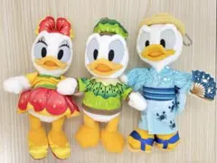東京ディズニーリゾート ドナルド/デイジーぬいぐるみバッジ 3個セット