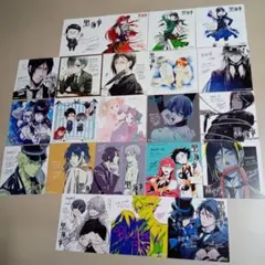 【メルカリ便】黒執事　アニメイト　特典　ミニ色紙　まとめ売り　18枚❣️　非売品 メルカリ便】黒執事 アニメイト 特典 ミニ色紙 まとめ売り 18枚