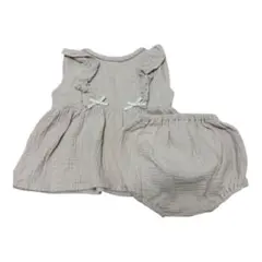 ノースリーブ　ワンピース ピンク　サイズ８０　コトリ