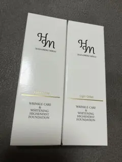 【2点セット】ハダメキミライ 薬用リンクルケア 美白リキッドファンデーションのサムネイル