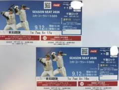 8月11日(日)ホークスVS楽天 コカコーラシート連番 端席 - メルカリ