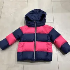 Ralph Lauren フード付きダウンジャケット 24M ネイビー/ピンク