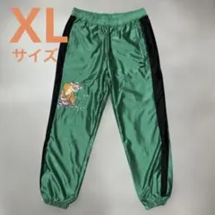 プーマ T7 トラックパンツ スカ MIJ 日本製 XL グリーン ブラックのサムネイル