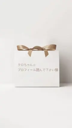 クロちゃん⭐︎プロフィール読んで下さい様 リクエスト 2点 まとめ商品
