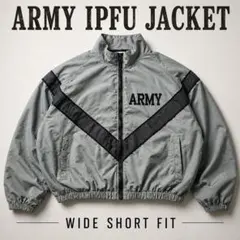 美品 ミリタリー ARMY IPFU ナイロンジャケット ショート丈 ワイド