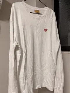 I*i様 HUMAN MADE ロングスリーブTシャツ ホワイト XL - メルカリ