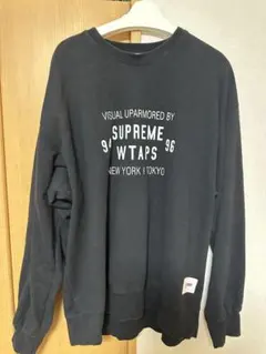WTAPS Supreme コラボ スウェット ブラック Supreme®/WTAPS® Crewneck | Supreme 21fw