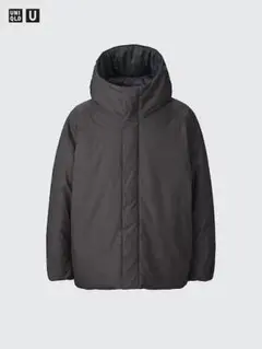 ユニクロU パフテックボリュームパーカ サイズS ダークグレー
